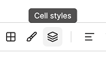 Cell Styles icon in the toolbar
