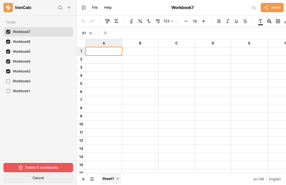 Bulk Workbook Deletion