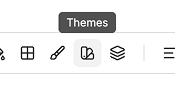 Themes menu